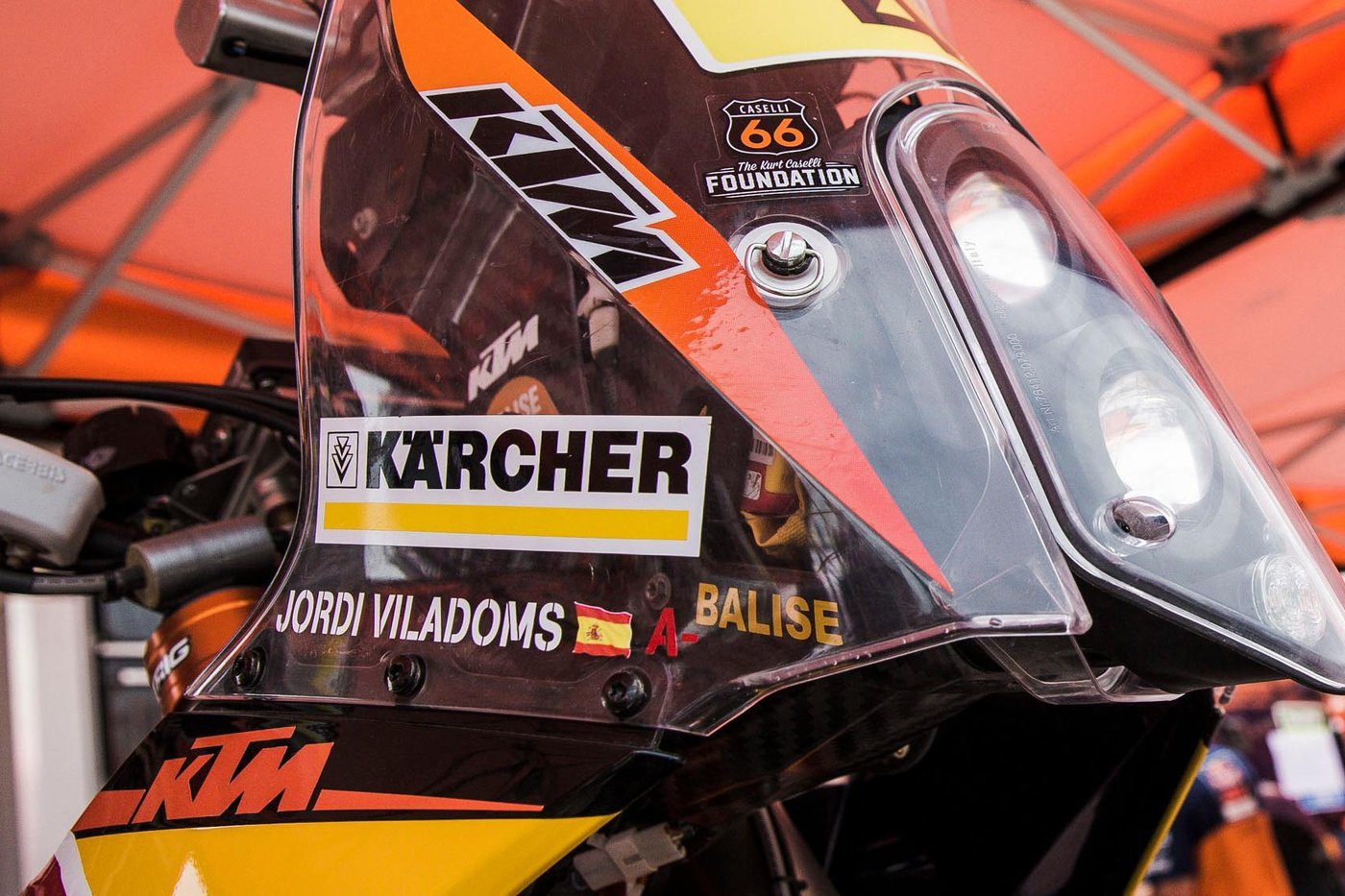 KTM on Rest Day of Rally Dakar 2015 on Iquique bivouac, Chile on January 10th, 2015