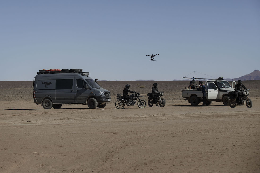 DESERT WOLVES. EL SOLITARIO MC. MOROCCO. AFRICA. MOTORBIKE. MOTORCYCLE. HARLEY DAVIDSON. MAKING OF